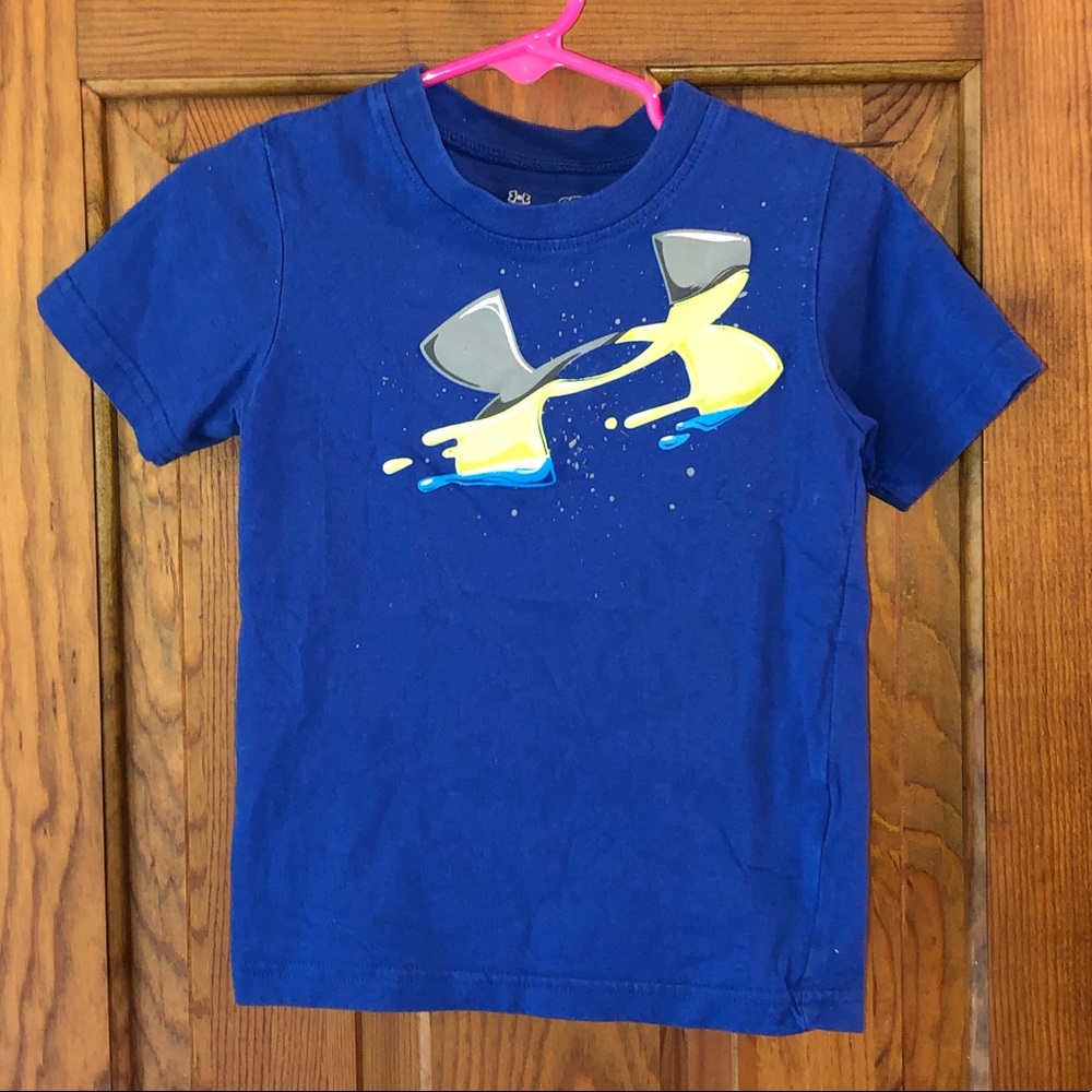 Toddler boy under Armour shirt
